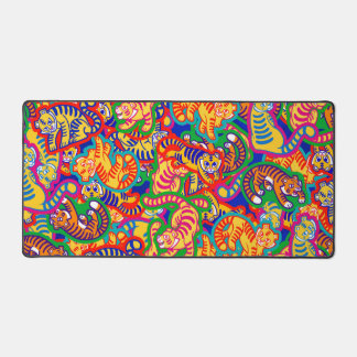 Alfrombrillas De Escritorio Tigers Bold colors Inugami Pink