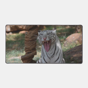 Alfrombrillas De Escritorio Tigre blanco enojado