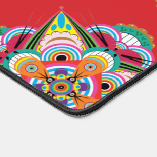 Alfrombrillas De Escritorio Tigre Dragón Mandala Desk Mat