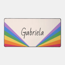 Alfrombrillas De Escritorio Tipografía del arco iris retro y Minimalista
