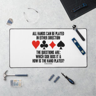 Alfrombrillas De Escritorio Todas las manos (Bridge) se pueden jugar en cualqu