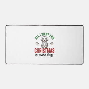 Alfrombrillas De Escritorio Todo lo que quiero para Navidad es más perros Vint