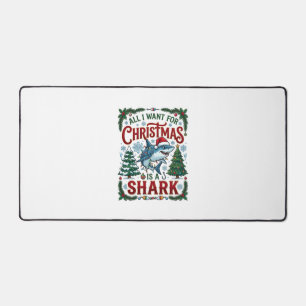 Alfrombrillas De Escritorio Todos Quieren Tiburones de Navidad Árboles de Pino