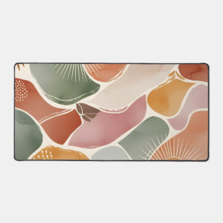 Alfrombrillas De Escritorio Tonos Tierra Abstractos Boho Modernos