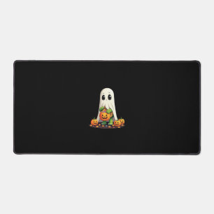 Alfrombrillas De Escritorio Tortuga fantasma de Halloween linda con dulces (6)