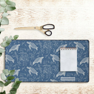 Alfrombrillas De Escritorio Tortugas de mar de playa Línea de coral costera de