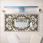 Alfrombrillas De Escritorio Traditional Norwegian Rosemaling Floral Art Custom<br><div class="desc">This premium desk mat features an intricate, traditional Rosemaling pattern, blending elegant floral scrolls with a sophisticated color palette. Designed to provide a smooth surface for your mouse and ultimate protection for your desk, it combines cultural artistry with modern functionality. Perfect for those who appreciate folk art, vintage aesthetics, or...</div>