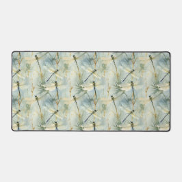 Alfrombrillas De Escritorio Tranquilo Dragonfly acuarela de gran tamaño