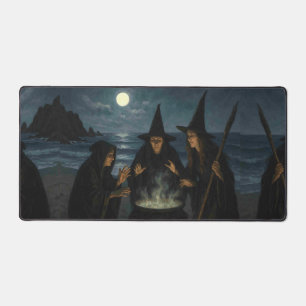 Alfrombrillas De Escritorio Tres brujas producen Cauldron Full Moon Beach