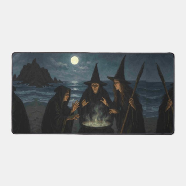 Alfrombrillas De Escritorio Tres brujas producen Cauldron Full Moon Beach (Anverso)
