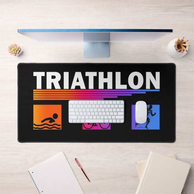 Alfrombrillas De Escritorio Triatlón: Dominando el baño, la bicicleta, correr (Oficina 1)