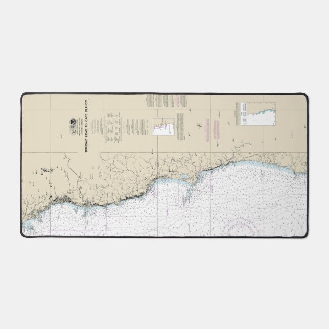 Alfrombrillas De Escritorio Trinidad va a la carta náutica Cabo Blanco 18600 (Anverso)
