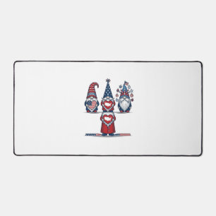Alfrombrillas De Escritorio Trío de gnomos patrióticos diseño vectorial vintag