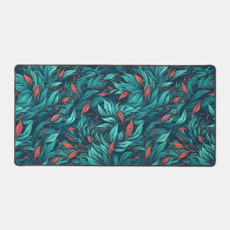 Alfrombrillas De Escritorio Tropical Serenity Leaf Pattern