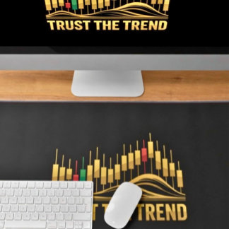 Alfrombrillas De Escritorio Trust the Trend – Mindset Tee for Traders