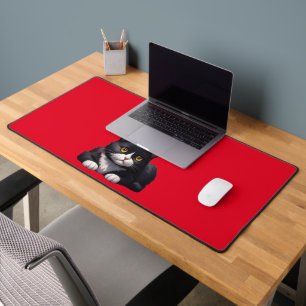 Alfrombrillas De Escritorio TUXEDO CAT CUTE Desk Mat