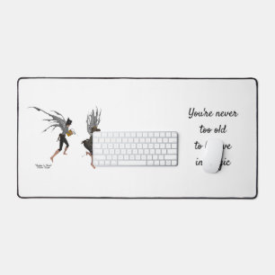 Alfrombrillas De Escritorio Twin Boy Rain Faeries Desk Mat