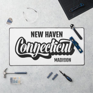 Alfrombrillas De Escritorio Ubicación y nombre personalizados Connecticut