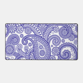 Alfrombrillas De Escritorio Ultramarine Paisley Floral Swirl