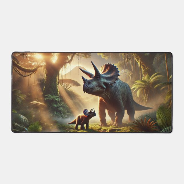 Alfrombrillas De Escritorio Un adulto majestuoso Triceratops (Anverso)