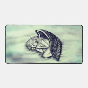 Alfrombrillas De Escritorio Un ángel durmiente en las nubes del cielo