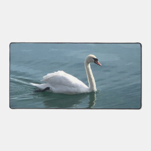 Alfrombrillas De Escritorio Un elegante cisne en el agua