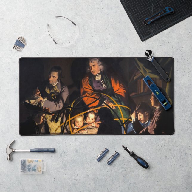 Alfrombrillas De Escritorio Un filósofo dando lecciones sobre el sistema solar (Puesto de trabajo)