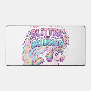 Alfrombrillas De Escritorio Unicornio corriendo sobre brillo y encanto de ilus