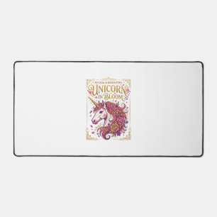 Alfrombrillas De Escritorio Unicornio en Flor Diseño Elegante de Zazzle_1