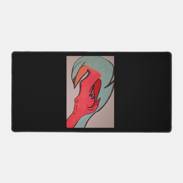 Alfrombrillas De Escritorio Unique Original Character Art Deskmat (Anverso)