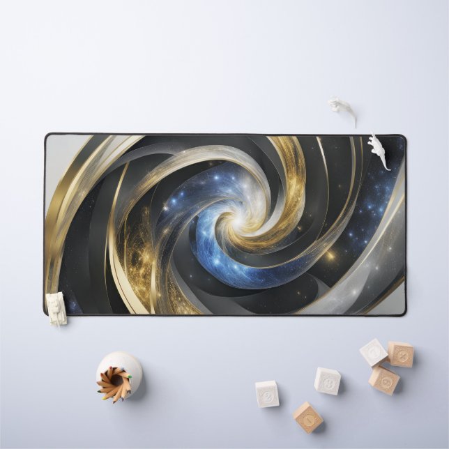 Alfrombrillas De Escritorio Universo en una espiral abstracta (Mesa para niños)