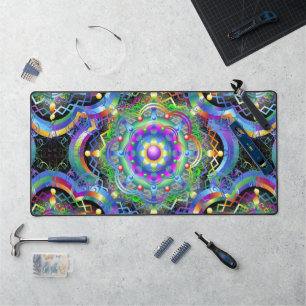 Alfrombrillas De Escritorio Universo Mandala Colores Psicodélicos