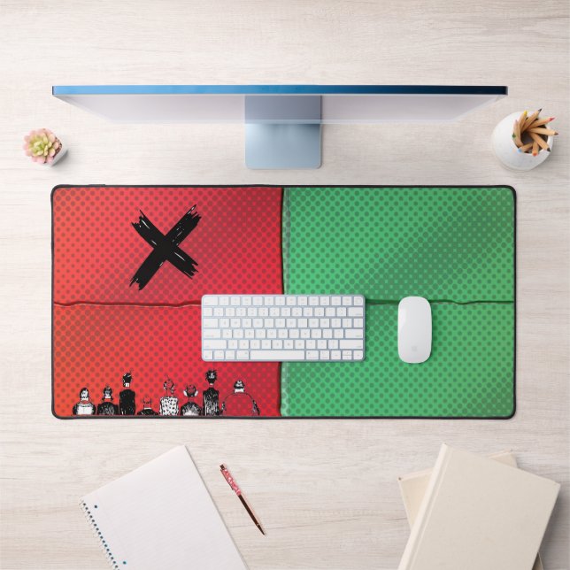 Alfrombrillas De Escritorio Urban Pop Art Cross Desk Mat (Oficina 1)