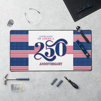 Alfrombrillas De Escritorio USA 250 Patriotic Desk Mat 