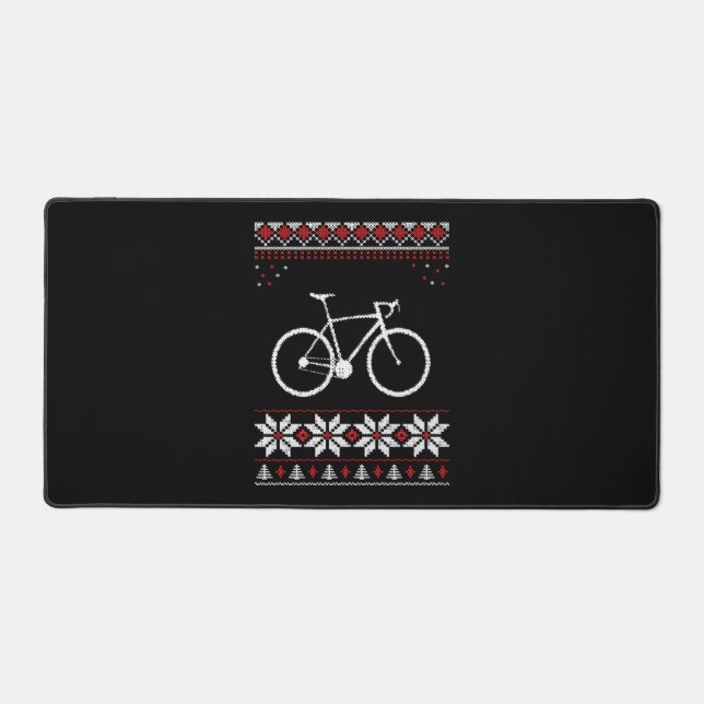 Alfrombrillas De Escritorio Vacaciones para Navidades de bicicleta (Anverso)