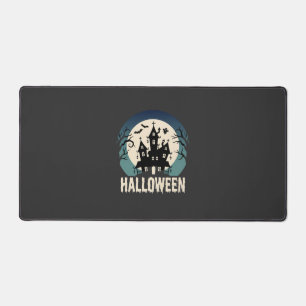 Alfrombrillas De Escritorio Vector de Casa Embrujada de Halloween a la Luz de