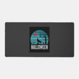 Alfrombrillas De Escritorio Vector Luna Cementerio Lobo Halloween