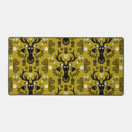 Alfrombrillas De Escritorio Venado de arte popular escandinavo moderno