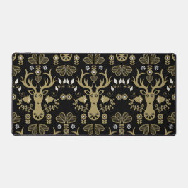 Alfrombrillas De Escritorio Venado de arte popular escandinavo moderno