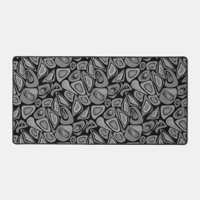 Alfrombrillas De Escritorio Verde, abstracto, retro (Anverso)