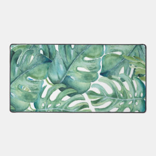 Alfrombrillas De Escritorio Verde Hoja de Palma Tropical Lindo