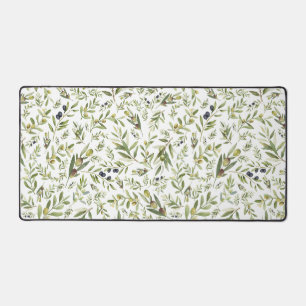 Alfrombrillas De Escritorio Verde Salvia Acuarela Chic País Francés Olivos