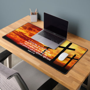 ALFROMBRILLAS DE ESCRITORIO VERSÍCULO DE LA BIBLIA CRISTIANA DE MODA CRUZ DE L