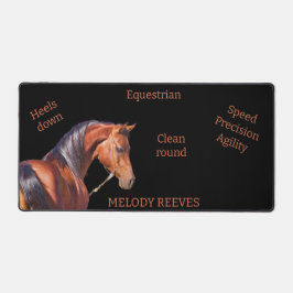 Alfrombrillas De Escritorio Vestido deportivo ecuestre personalizado