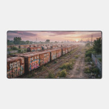 Viaje Infinito Ruinas Urbanas Graffiti Tren