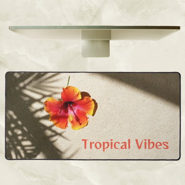 Alfrombrillas De Escritorio Vibes tropicales hibiscus en el Personalizable de  (Subido por el creador)
