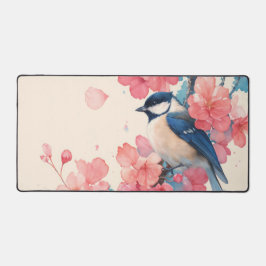 Alfrombrillas De Escritorio Vibrant Chickadee Hot Pink Cherry Blossom
