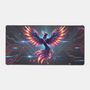 Alfrombrillas De Escritorio Vibrante Phoenix Desk Mat   Juegos y oficinas colo