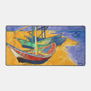 Alfrombrillas De Escritorio Vincent van Gogh - Barcas de Pesca en la Playa