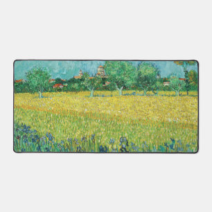 Alfrombrillas De Escritorio Vincent van Gogh - Campo con lirios cerca de Arlés